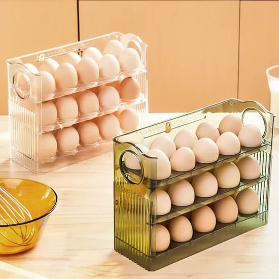 스마트 30구 자동 에그트레이, 투명, 1개