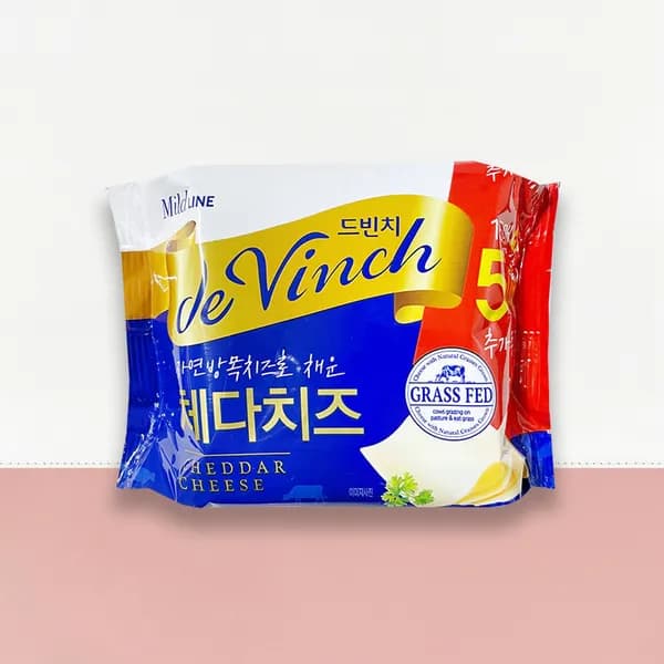 남양유업 드빈치 체다 슬라이스치즈 340g 20매 4개