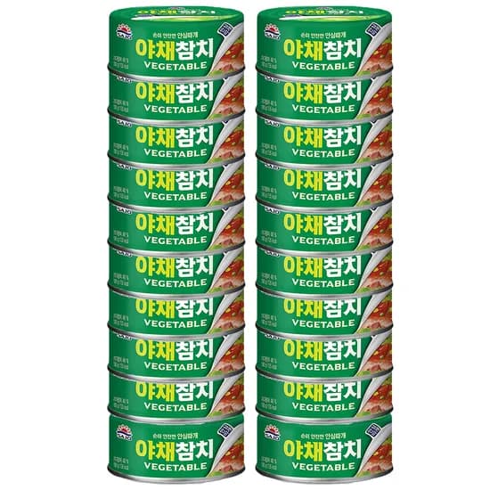 사조대림 야채참치 100g 20개
