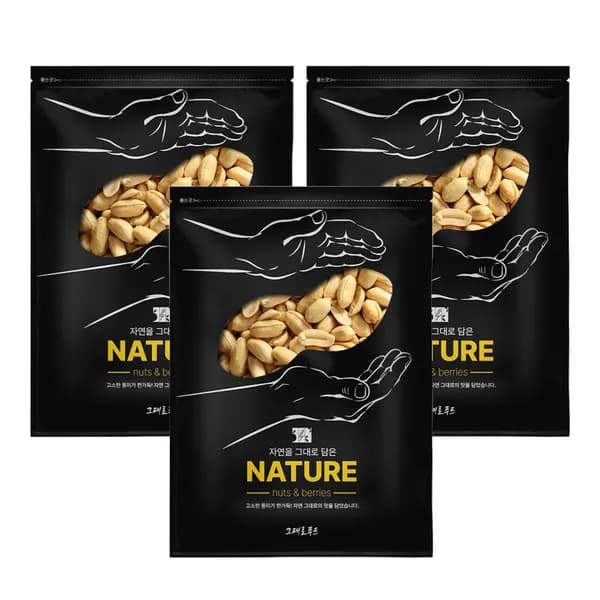 그대로푸드 튀김땅콩 비너스땅콩 1kg 3개 23,080원