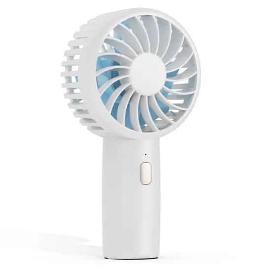 하이온 휴대용 LED 선풍기, H14, 코튼화이트