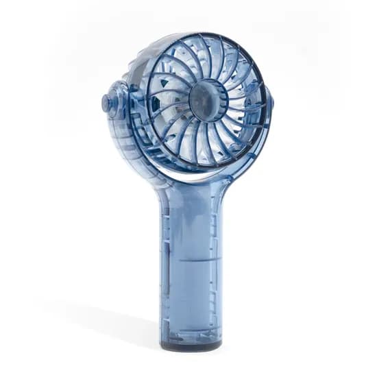 하이온 H23 미니 소형 무선 휴대용 손선풍기, 투명블랙, 1개