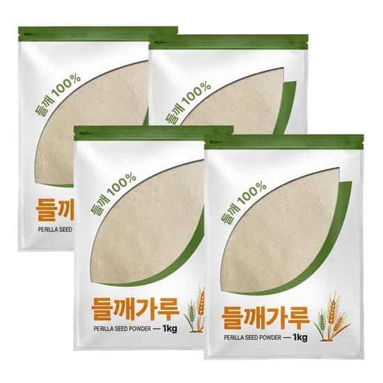 그대로푸드 탈피 들깨가루, 1kg, 4개