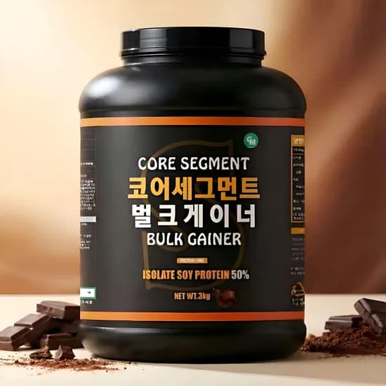코어세그먼트 벌크 게이너 식물성단백질 혼합식품 3kg 1개 45,500원