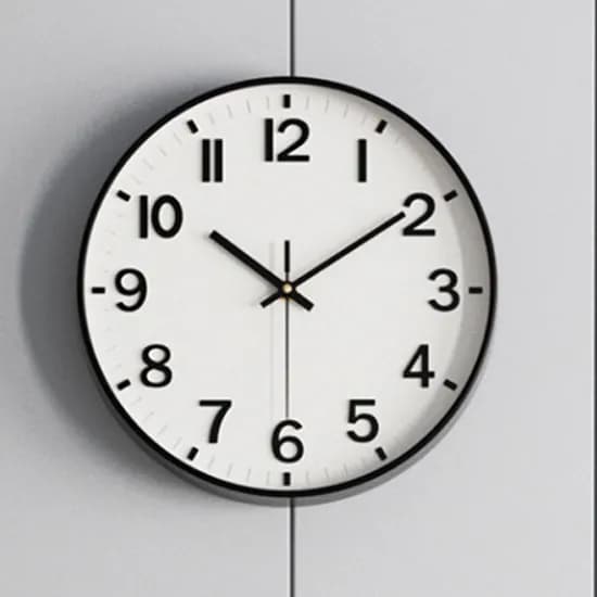 모던 무소음 벽시계 , 화이트골드, 30cm, 1개