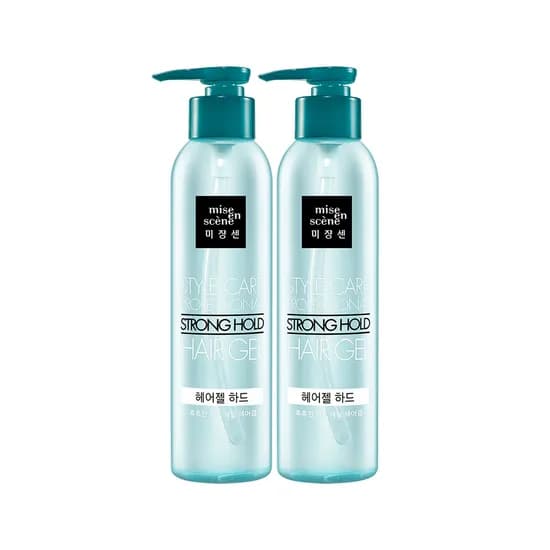 미쟝센 스타일 스트롱 헤어젤 하드 500ml 2개