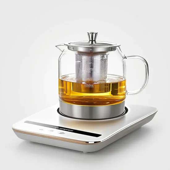 베이직 인덕션 글라스 팟 1.5L 1개