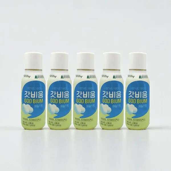 한국야구르트 갓비움 애플민트, 230ml, 5개
