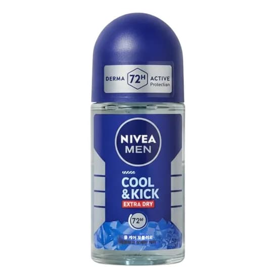 니베아 맨 데오드란트 쿨 킥 롤온, 50ml, 3개