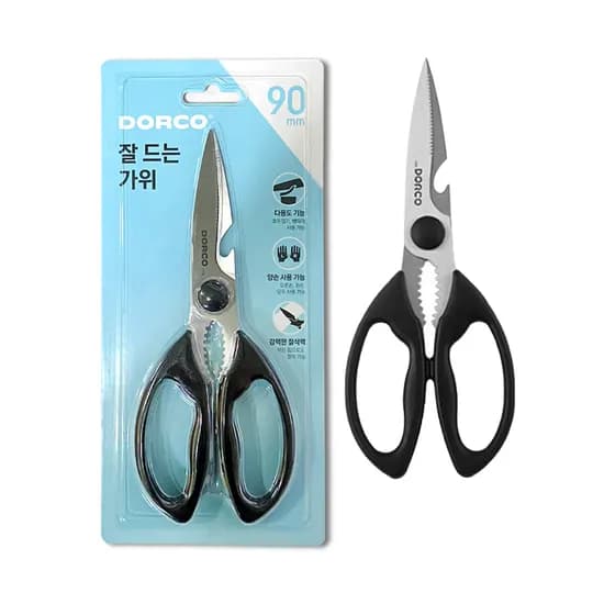 도루코 양손형 부엌가위, 90mm, 1개
