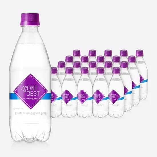 몽베스트 위드 스파클링 워터 플레인 500ml 20개