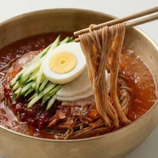 미식미풍 메밀 반반냉면, 10인분, 면 200g x 10봉 + 육수 320g x 5봉 + 비빔장 500g 1개