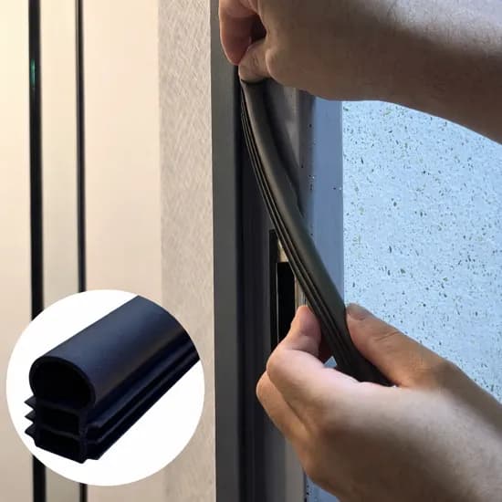 주알보 현관문 고무패킹 EPDM 1개