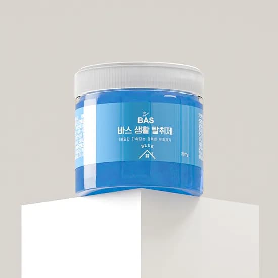 BAS 특대형 겔 탈취제 블루 397g 1개