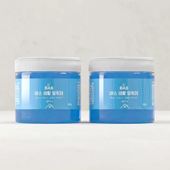 BAS 특대형 겔 탈취제 블루 397g 2개
