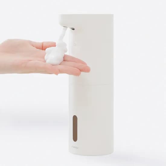 무아스 클린업 소프트버블 자동 손세정기 디스펜서 화이트 300ml 1개