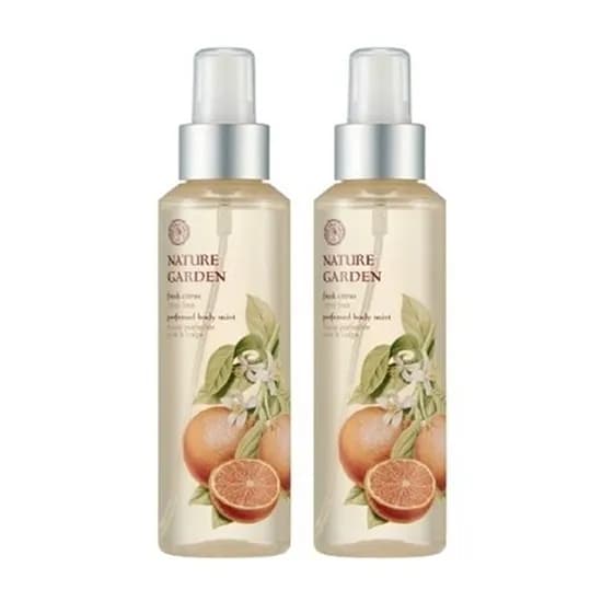 네이처가든 퍼퓸 바디 미스트, 프레쉬 시트러스, 155ml, 2개