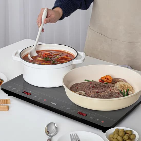 보랄 더 셰프 대형 2구 인덕션, BR-D3500FS, 일반형, 1개