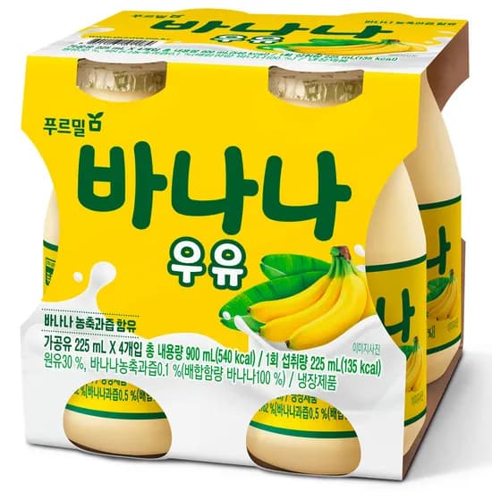 푸르밀 바나나우유 225ml 24개