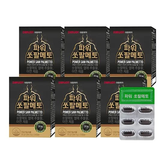 대원제약 파워 쏘팔메토 6개