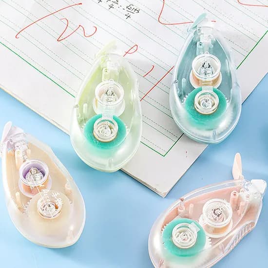 수정 양면테이프 CP-6828, 그린, 6m, 8mm, 1개