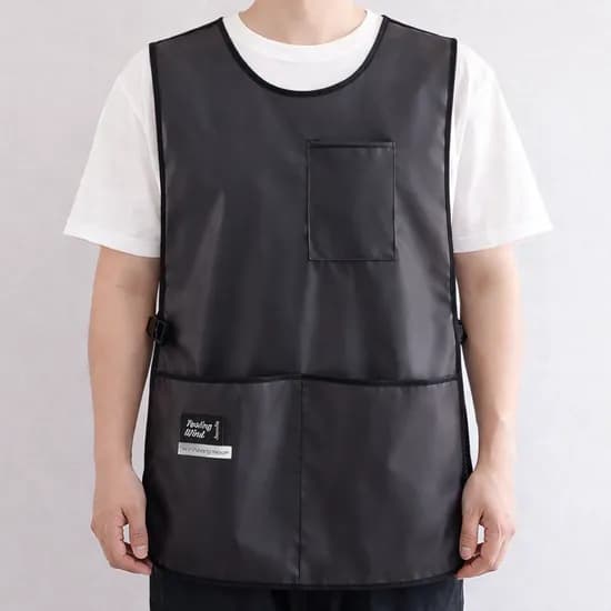 H형 메쉬 앞치마, 블랙, 1개