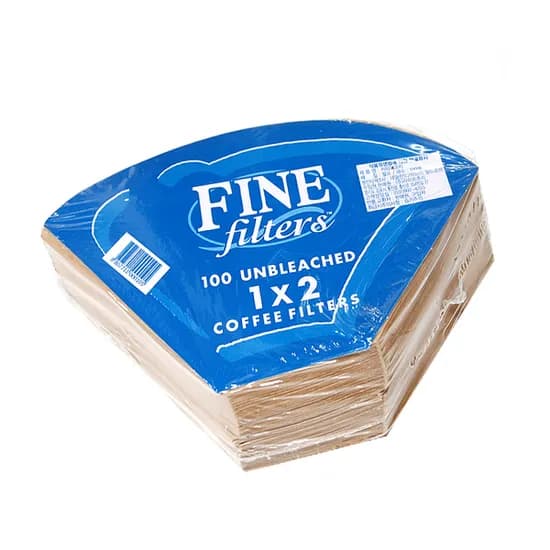 FINE 커피필터 1X2, 100개