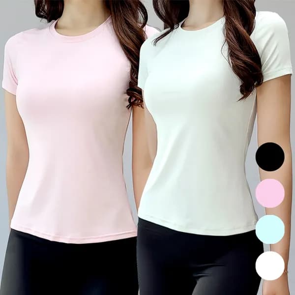 에센셜 프레쉬 숏 슬리브 ANA-T0211 베이비핑크 M 1개 9,900원