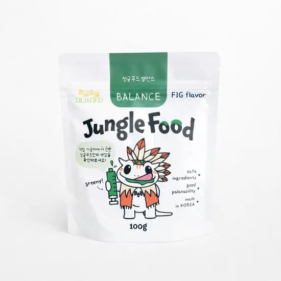 정글푸드 크레스티드게코 사료, 무화과맛, 100g, 1개