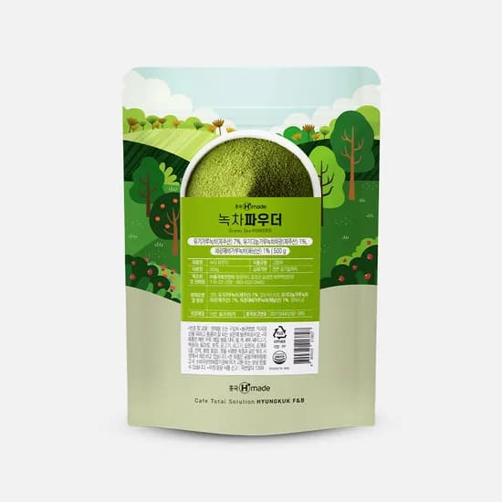 흥국Hmade 녹차 파우더 500g 1개