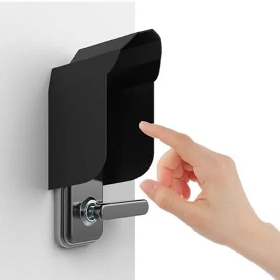 Lock Safety 도어락 비밀번호 가리개 블랙 1개