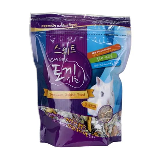 애니몰파크 스위트 토끼 사료, 큰토끼용, 750g, 1개