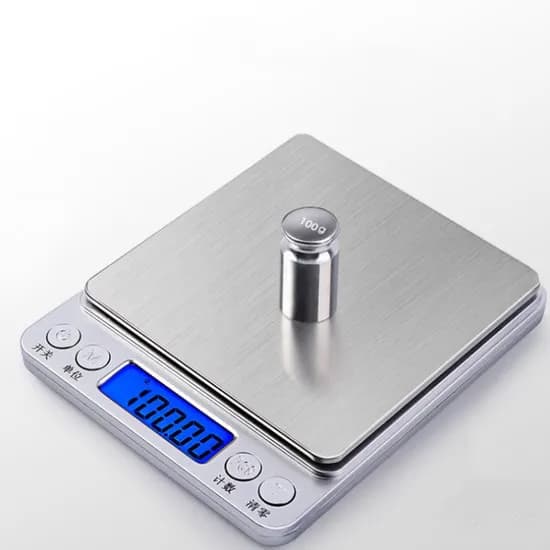디지털 전자 이유식 정밀저울 I2000 실버 1000g 1개