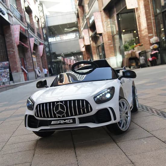 벤츠 AMG GTR 유아전동차 화이트 1개