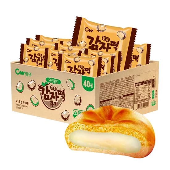 청우 오즈랜드 쫀득감자떡쿠키 860g 1박스
