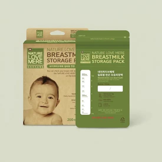 네이쳐러브메레 변온 모유 저장팩 200ml 60매입 1개
