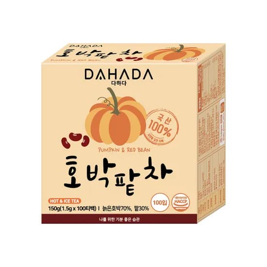 다하다 호박팥차, 1.5g, 100개입, 1개
