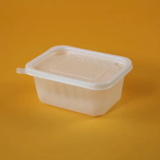 사각반죽 용기, 검정, 400ml, 50세트, 1개