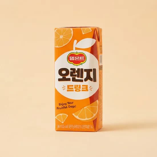 델몬트 오렌지드링크 190ml 48개