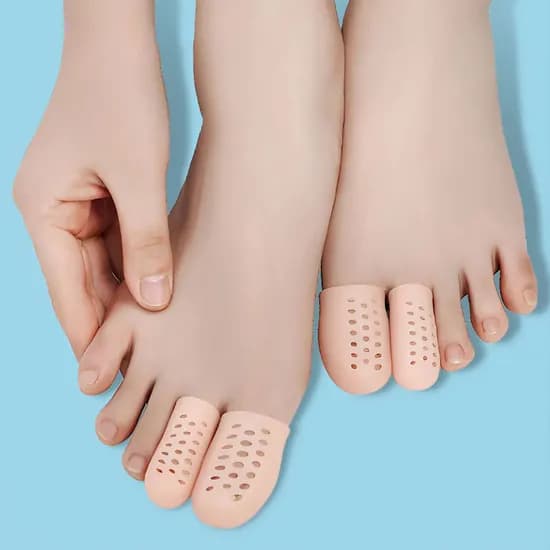 세렌디 실리콘 통풍 손가락 발가락 골무 세트, 대형, 4개입, 1개