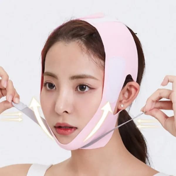 턱 리프팅 땡김이 밴드 핑크 1개