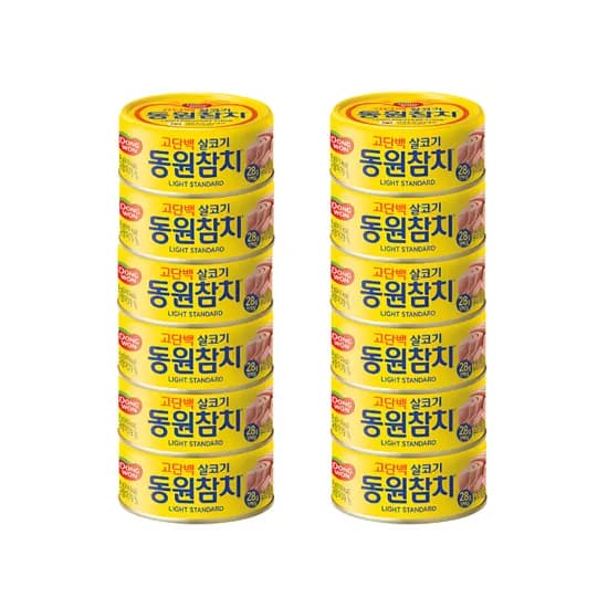동원참치 살코기 라이트스탠다드 150g 12개