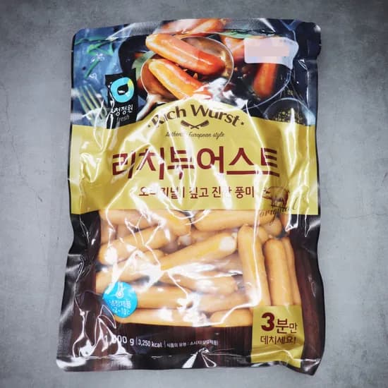 청정원 리치부어스트 1kg 1개 21,900원