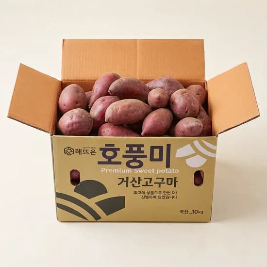 해뜨온 호풍미고구마 중 한입 5kg 1개