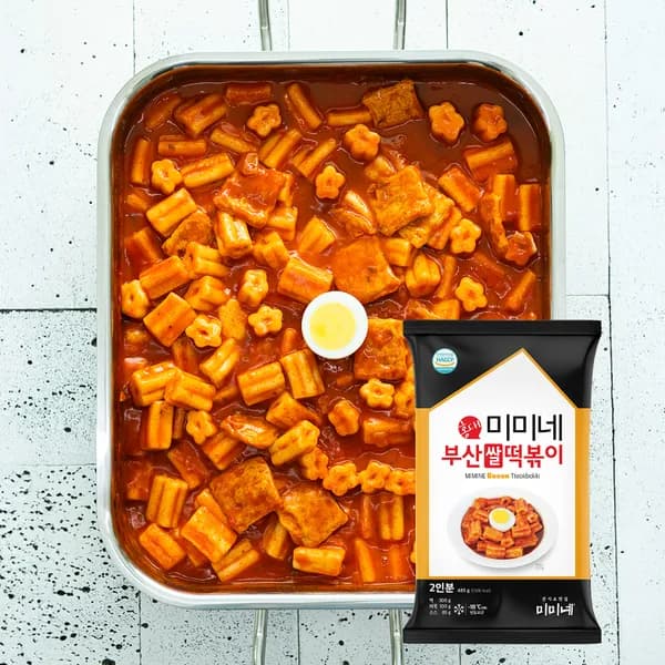 미미네 부산 쌀떡볶이 8인분 485g 4봉