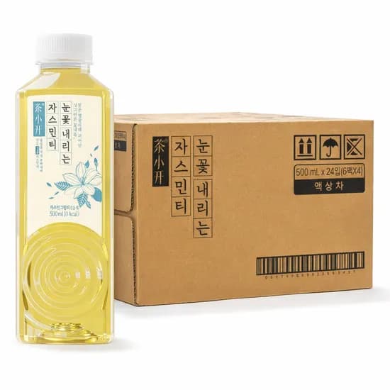 눈꽃내리는 자스민티 500ml 24개