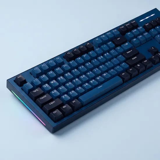 COX CK01 NAVY 축교환 사이드 RGB 기계식 키보드 갈축