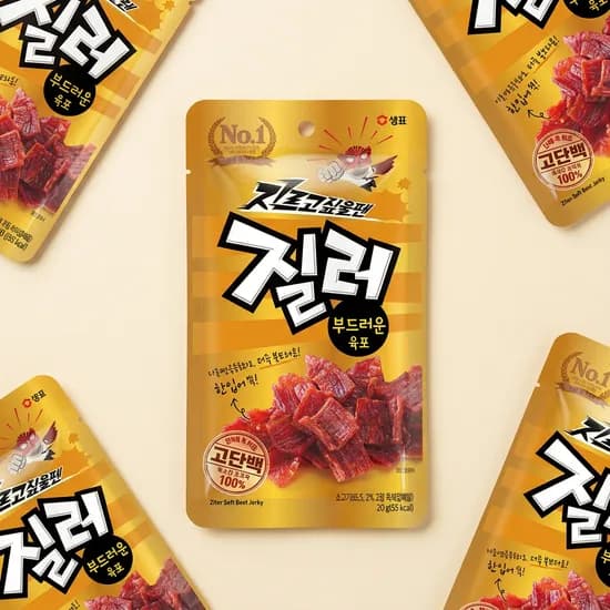 샘표 질러 부드러운 육포 20g 8개