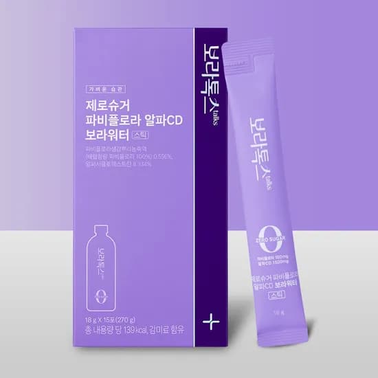 보라톡스 파비플로라 알파CD 보라워터 스틱 18g 15포 1박스