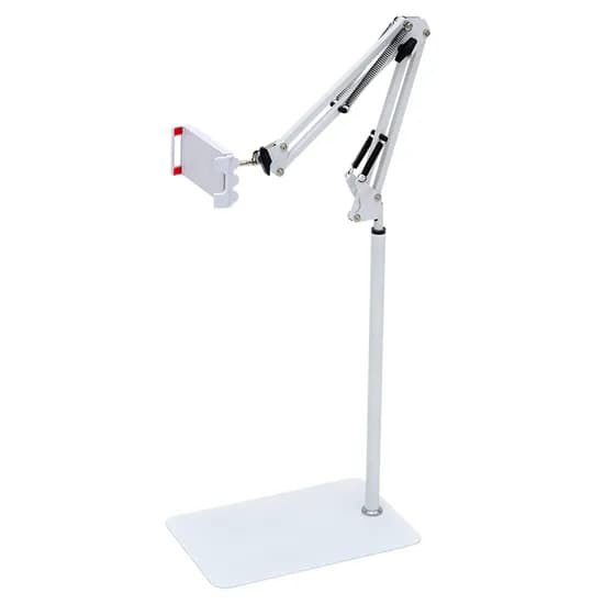 셀그립 140cm 자바라 스탠드 핸드폰 태블릿 거치대, 대형, 블랙, 1개